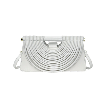 Crossbody torba od PU materijala, horizontalnog kvadratnog oblika, zatvaranje s poklopcem, skriveni džep na zip, jedna naramenica