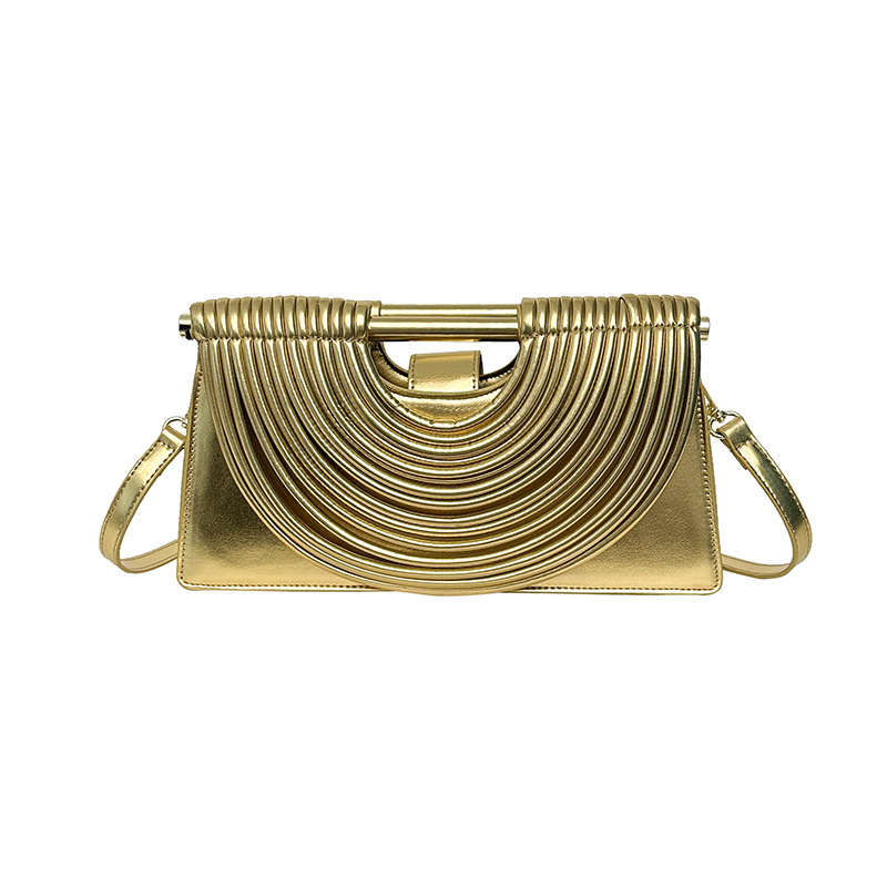 Crossbody torba od PU materijala, horizontalnog kvadratnog oblika, zatvaranje s poklopcem, skriveni džep na zip, jedna naramenica