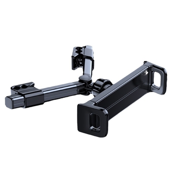 Yiyi držiak na tablet do auta s teleskopickým ramenom - univerzálny pre zadné operadlo, Snap-On upevnenie, 150 g