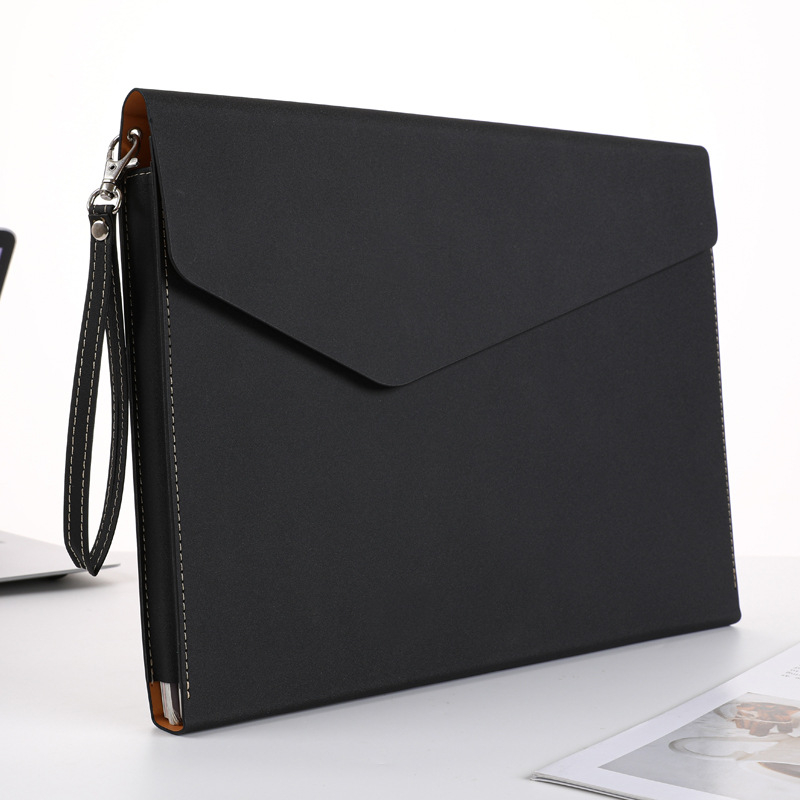 Dokument torba Huicai Stationery, PU materijal, oblik Snap-on i Slope