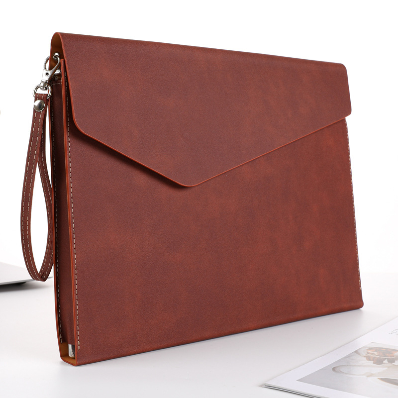 Dokument torba Huicai Stationery, PU materijal, oblik Snap-on i Slope