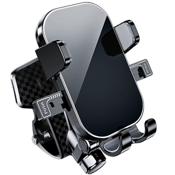 Držiak na telefón do auta, univerzálny pre panel prístrojov, Snap-On uchytenie, dobíjateľná batéria