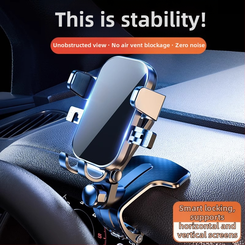 Držiak na telefón do auta, univerzálny pre panel prístrojov, Snap-On uchytenie, dobíjateľná batéria