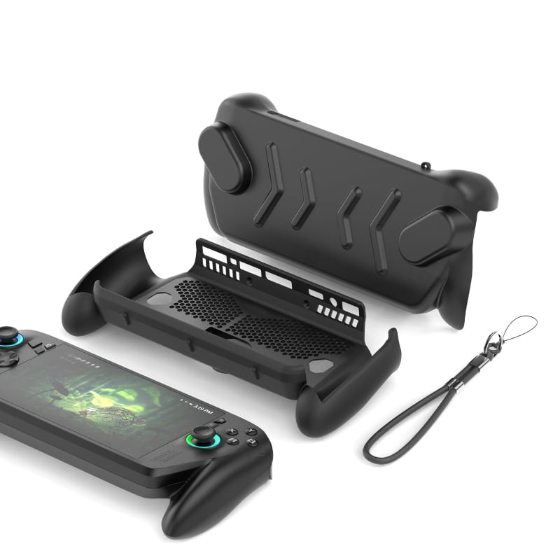 Долен защитен корпус за ROG Xbox Ally игрова конзола с настолна стойка — ABS/TPU, модел Jys-x153/Jys-x156