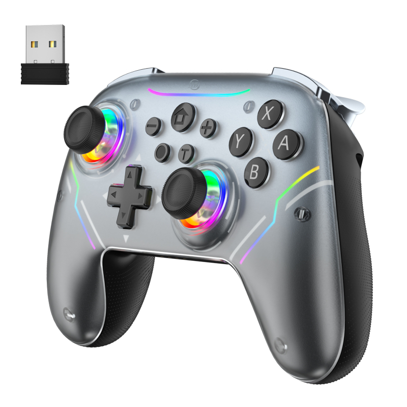 Controler fără fir Switch (model Jys-ns2286) - compatibil cu Switch, Switch Lite, Switch OLED, PC și Steam Deck, interfață USB