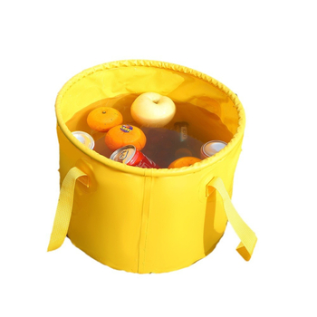 Сгъваема кофа за вода за къмпинг – PVC, водоустойчива материя, капацитет 10000 мл, преносима за автомобил