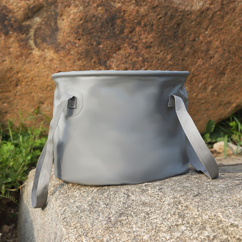 Сгъваема кофа за вода за къмпинг – PVC, водоустойчива материя, капацитет 10000 мл, преносима за автомобил