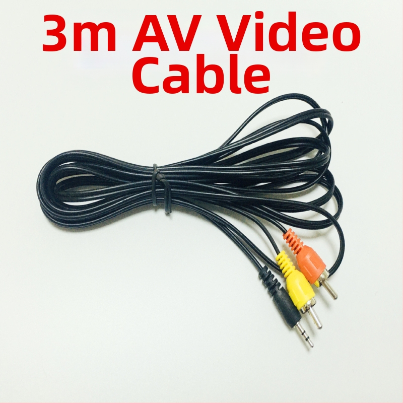 2,5 mm AV video kábel pre TV, jadro z čistého meďe, meďový vodič, hmotnosť 0,1