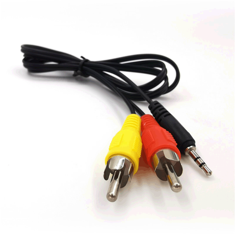 2.5mm AV видео кабел за телевизор, ядро от чист мед без покритие, меден проводник, тегло 0.1
