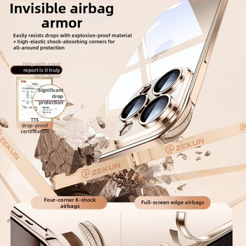 Puzdro na telefón Apple, Mordinger z akrylu, maľovaný minimalistický štýl, povrch elektroplatingu, odvádzanie tepla