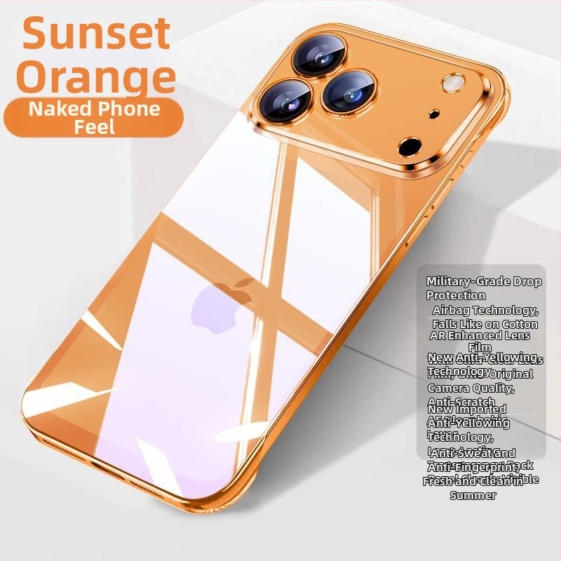 Puzdro na telefón Apple, Mordinger z akrylu, maľovaný minimalistický štýl, povrch elektroplatingu, odvádzanie tepla