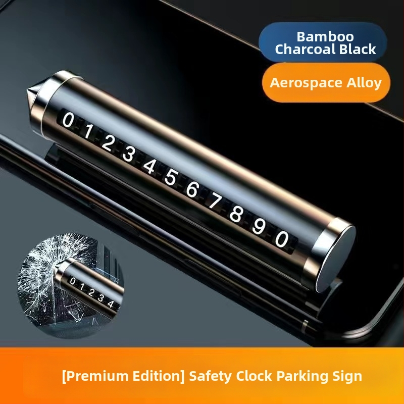 Skrytý automobilový nástroj – rozbíjač okien a ozdoba na poznávaciu značku/telefón, záchranný palubný kladivo pri parkovaní (Značka: Neck strength; Materiál: Iný; Pôvod: Yiwu; Typ: Skrytý; Model: Iný)