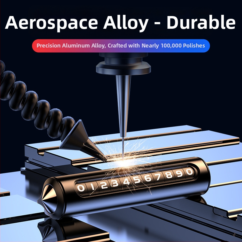 Skrytý automobilový nástroj – rozbíjač okien a ozdoba na poznávaciu značku/telefón, záchranný palubný kladivo pri parkovaní (Značka: Neck strength; Materiál: Iný; Pôvod: Yiwu; Typ: Skrytý; Model: Iný)