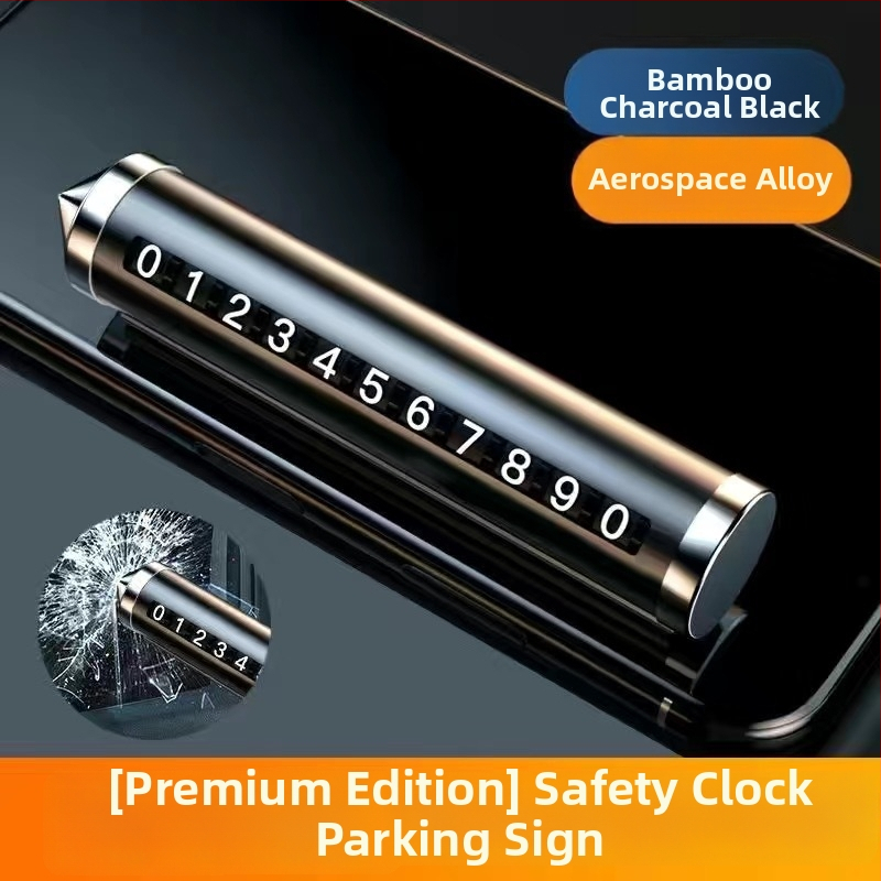 Skrytý automobilový nástroj – rozbíjač okien a ozdoba na poznávaciu značku/telefón, záchranný palubný kladivo pri parkovaní (Značka: Neck strength; Materiál: Iný; Pôvod: Yiwu; Typ: Skrytý; Model: Iný)