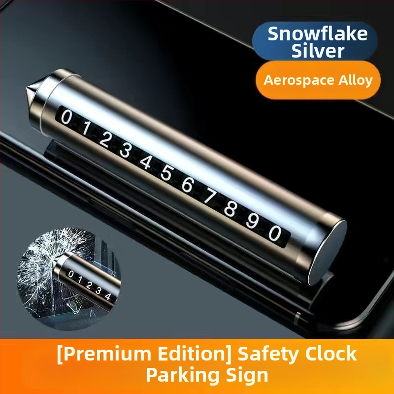 Skrytý automobilový nástroj – rozbíjač okien a ozdoba na poznávaciu značku/telefón, záchranný palubný kladivo pri parkovaní (Značka: Neck strength; Materiál: Iný; Pôvod: Yiwu; Typ: Skrytý; Model: Iný)