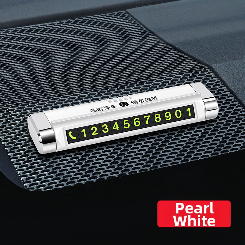 Parkovacia značka pre auto 3-v-1, multifunkčné zariadenie s dočasnou poznávacou značkou, bezpečnostným kladivom a kartou pre mobil – plast, model L-1, pôvod Guangzhou