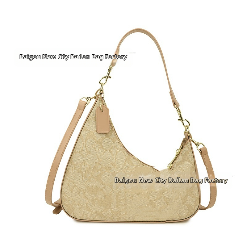 PU materiálom crossbody taška, vodorovný štvorcový tvar, zipsové otvorenie, laminovaný vnútorný priestor, zimná 2025 vydanie