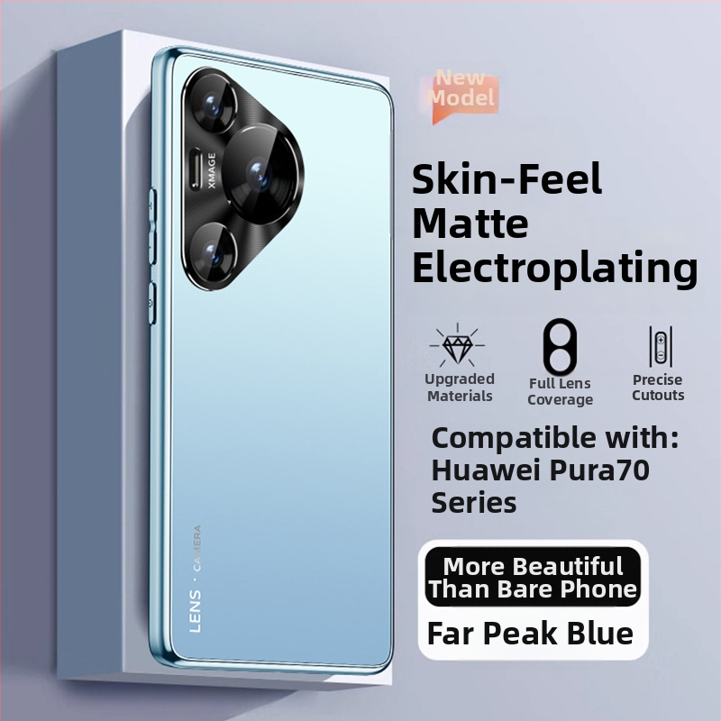 Huawei Pura70 ochranný kryt na telefón – matný povrch, ultra tenký, plné krytie, proti pádom, PC materiál