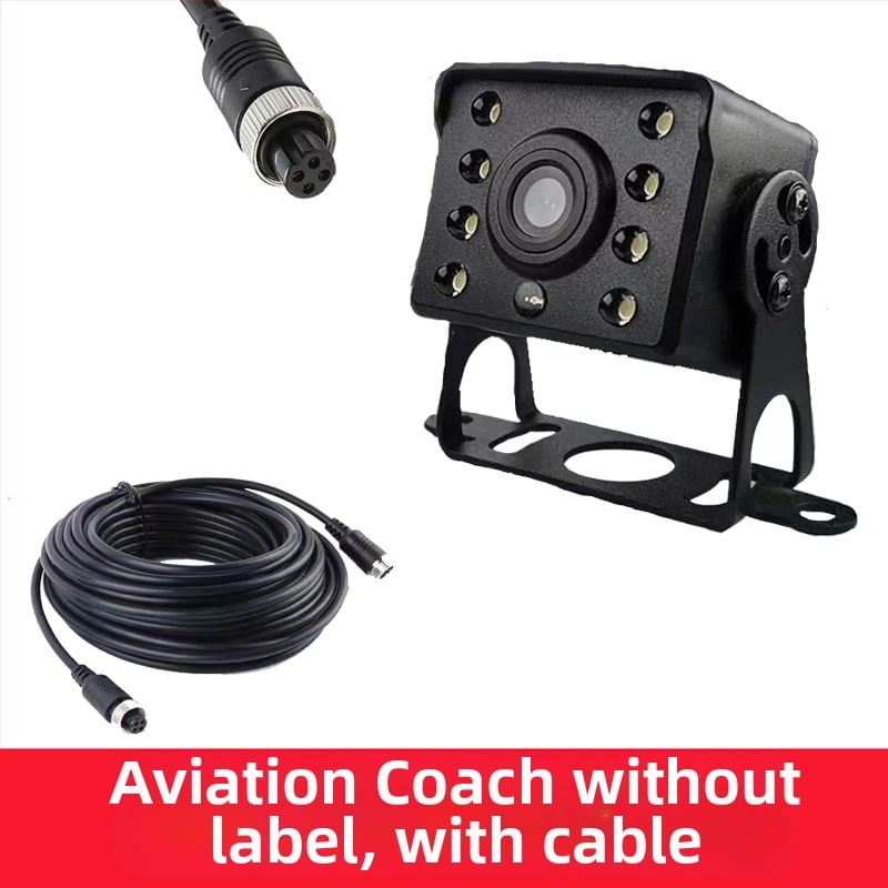Cameră HD pentru mers înapoi pentru camioane, combine agricole și autobuze, universal 12-24V, 720p, unghi de vizualizare 140°, model A1, greutate 120 g