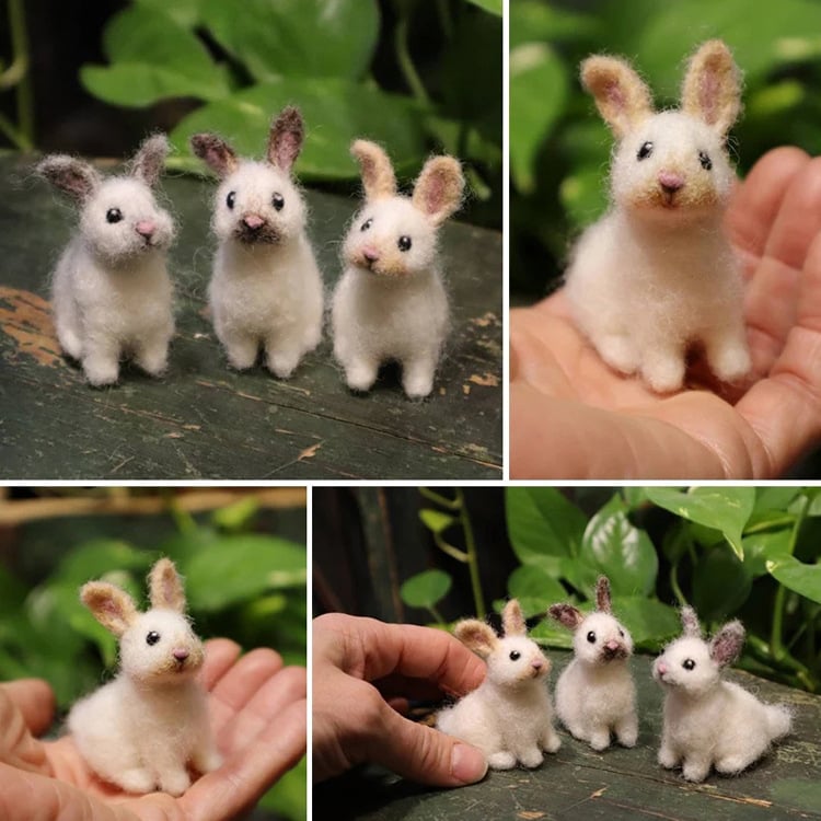 Ornament de grădină cu iepure plush, stil desene animate — personalizare în loturi mici, potrivit pentru decor de grădină, Jogo