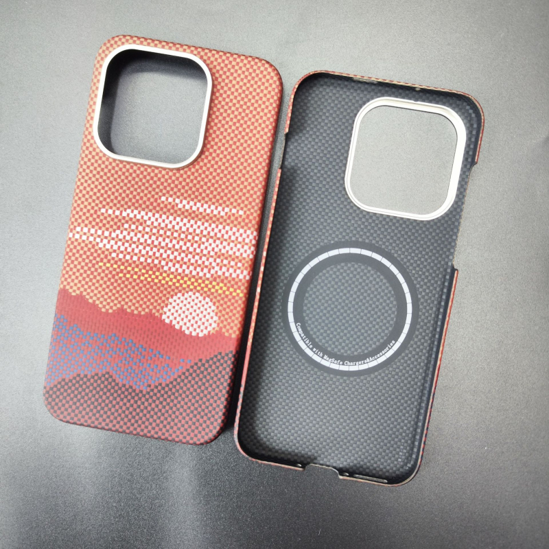 Husă pentru OnePlus 15 – fibră aramidă, presare la cald, prindere magnetică, protecție anti-cădere