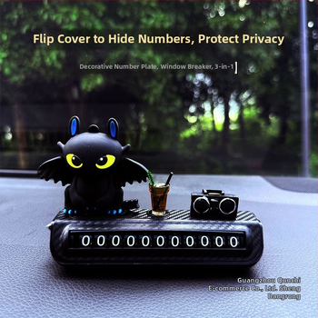 Plastová tabuľka s telefónnym číslom na auto na dočasné parkovanie a presúvanie áut, tlač loga k dispozícii, autorizovaná súkromná značka