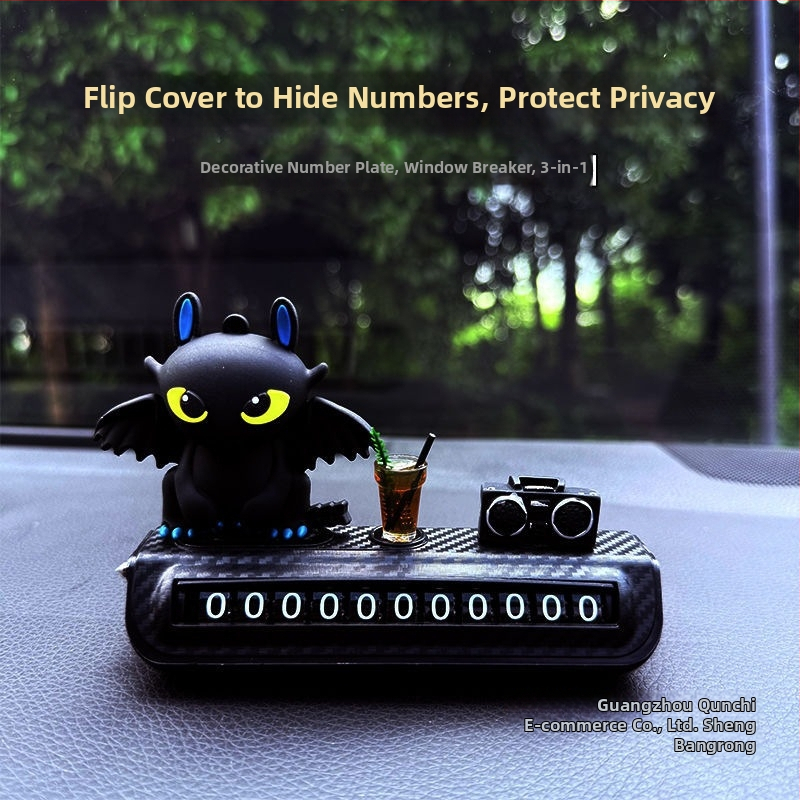 Plastová tabuľka s telefónnym číslom na auto na dočasné parkovanie a presúvanie áut, tlač loga k dispozícii, autorizovaná súkromná značka