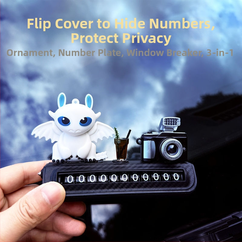 Plastová tabuľka s telefónnym číslom na auto na dočasné parkovanie a presúvanie áut, tlač loga k dispozícii, autorizovaná súkromná značka