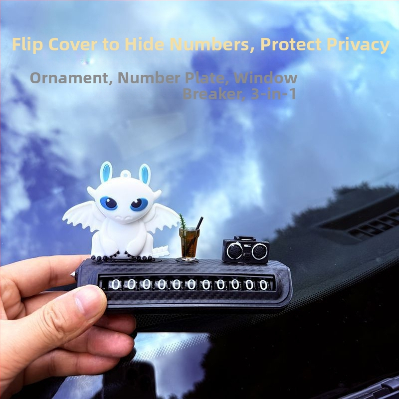 Plastová tabuľka s telefónnym číslom na auto na dočasné parkovanie a presúvanie áut, tlač loga k dispozícii, autorizovaná súkromná značka