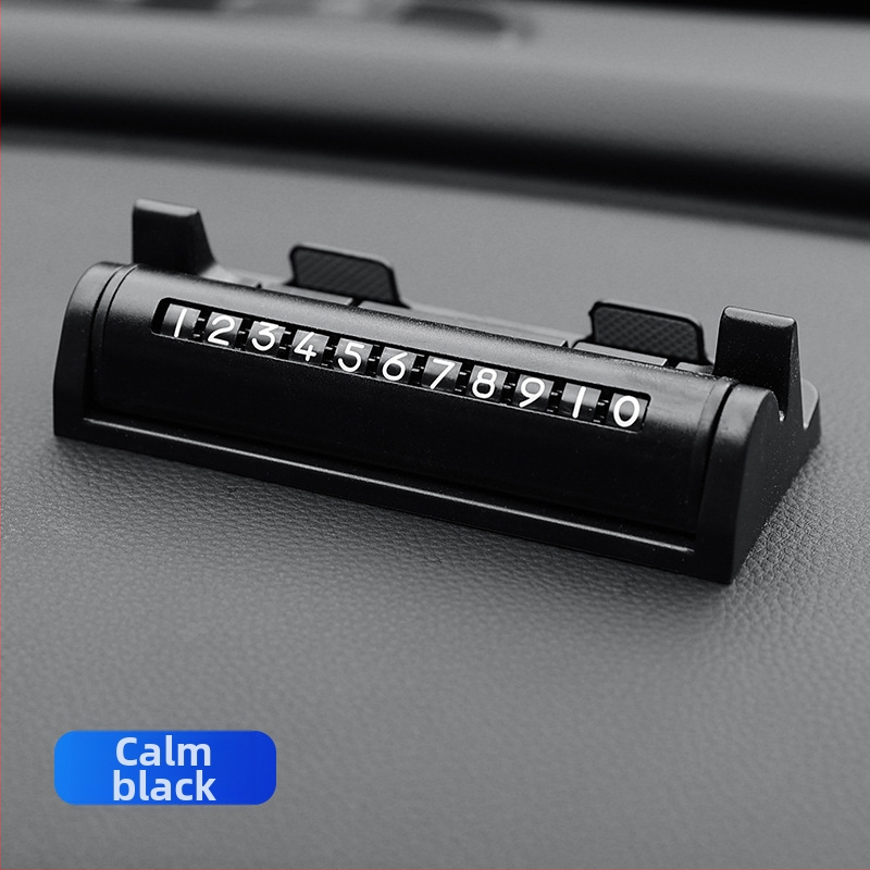 Skrytá parkovacia známka pre auto, rám z kovu a plastu, logo tlačené, značka Yikadi