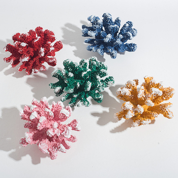 Peisaj de coral din rășină pentru acvariu – stil mediteranean, figură de coral, producție din rășină