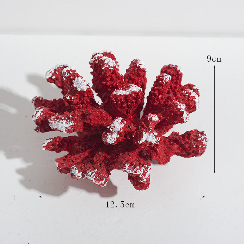 Peisaj de coral din rășină pentru acvariu – stil mediteranean, figură de coral, producție din rășină