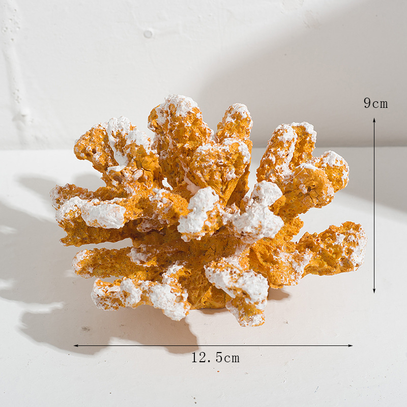 Peisaj de coral din rășină pentru acvariu – stil mediteranean, figură de coral, producție din rășină