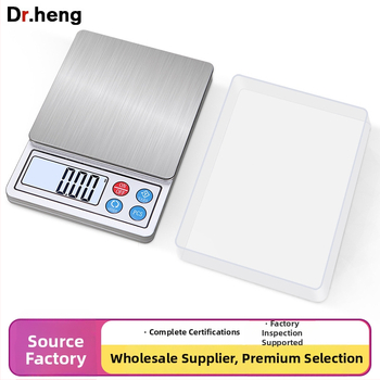 Ювелирна везна с прецизност 0.01 g, капацитет 2000 g, джобна цифрова везна, модел DH-8006, захранване с две батерии AA