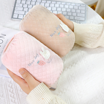 Manșete pentru brațe de femei, birou, pluș cu desene animate, catifea carouri, broderie, stil coreean, anti-murdărire