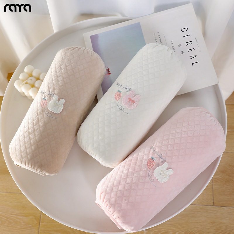 Manșete pentru brațe de femei, birou, pluș cu desene animate, catifea carouri, broderie, stil coreean, anti-murdărire