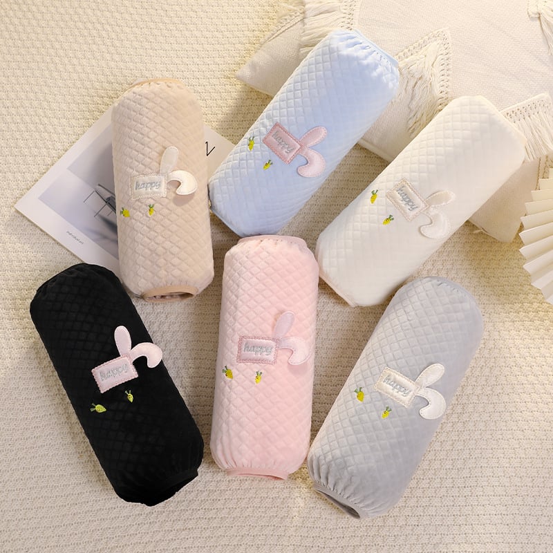 Manșete pentru brațe de femei, birou, pluș cu desene animate, catifea carouri, broderie, stil coreean, anti-murdărire