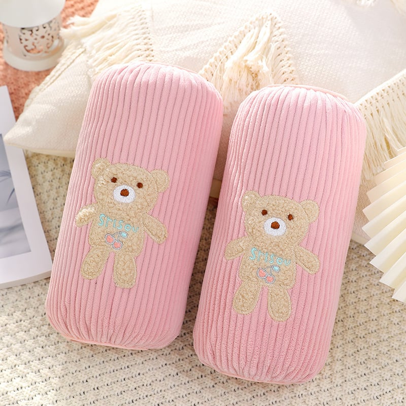 Manșete pentru brațe de femei, birou, pluș cu desene animate, catifea carouri, broderie, stil coreean, anti-murdărire