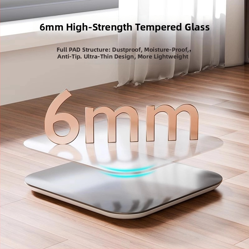 Domáca elektronická váha – kompaktný, prémiový dizajn, batériové napájanie, meria hmotnosť, 0.5 kg-180 kg, pre všetkých používateľov