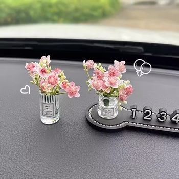 Tabuľka s číslom vozidla, svetelný typ, dizajn karikatúrnej vázy, tabuľka s telefónnym číslom na dočasné parkovanie