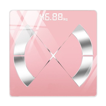 Hengyi Bluetooth умна везна за телесна мазнина, за възрастни, до 180 кг капацитет, измерва тегло, телесна мазнина, калории и влажност, USB или AA батерия