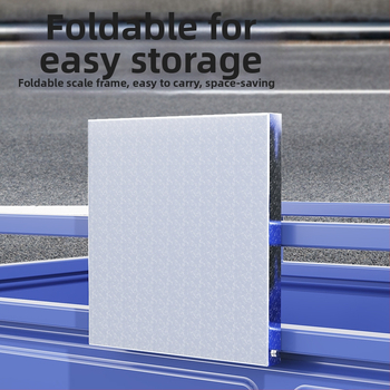 Стойка за електронна везна, сгъваема и закачваща, универсална за пазари и превозни средства, модел DZCZJ, захранване чрез презареждане