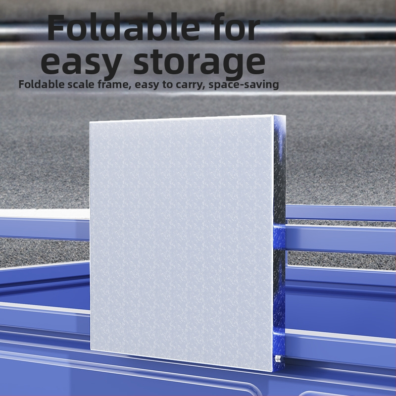 Стойка за електронна везна, сгъваема и закачваща, универсална за пазари и превозни средства, модел DZCZJ, захранване чрез презареждане