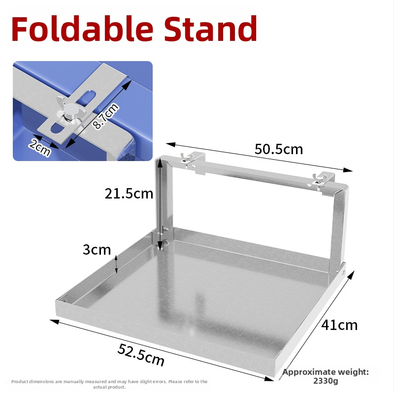 Стойка за електронна везна, сгъваема и закачваща, универсална за пазари и превозни средства, модел DZCZJ, захранване чрез презареждане