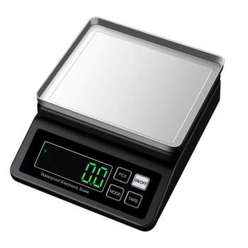 Emperor DH-8903 водоустойчива кухненска везна, 1 кг/0,1 г–15 кг/1 г, 304 неръждаема стомана, DC зареждане, многофункционална електронна везна