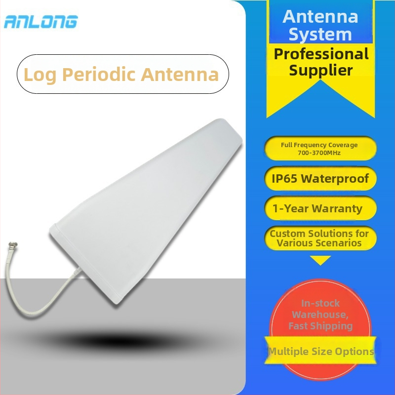 Vonkajšia smerová logaritmická anténa, zisk 10 dBi, jednopolárna, pre 2G/3G/4G/5G