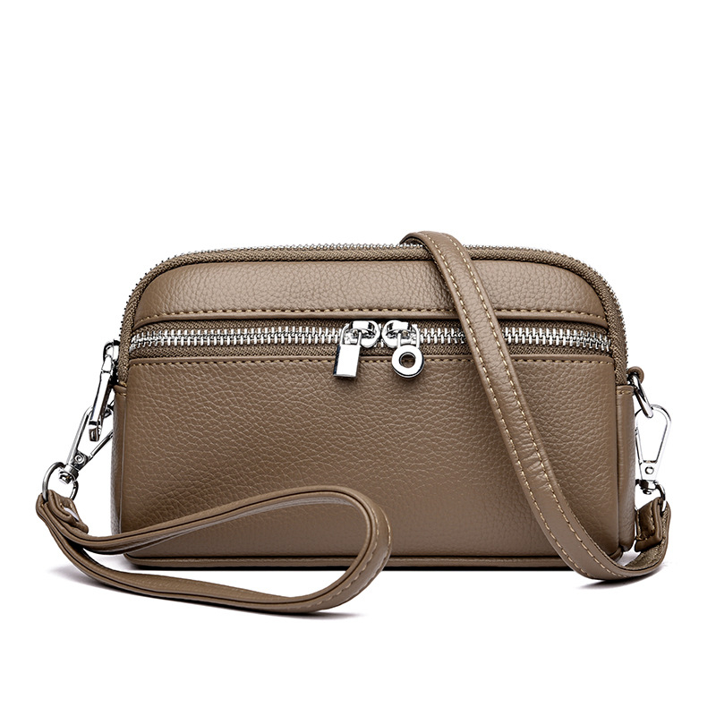 Jacques ženska torbica — gradski minimalistički stil, PU materijal, vertikalno kvadratni oblik, zatvarač