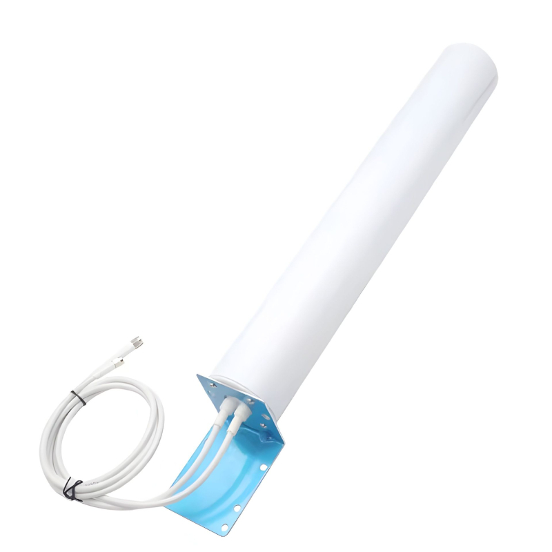 Xin Hangshun омнидирекционна барел антена за мобилен сигнал усилвател, външна, високо усилване 22 dBi, съвместима с 2G/3G/4G/5G