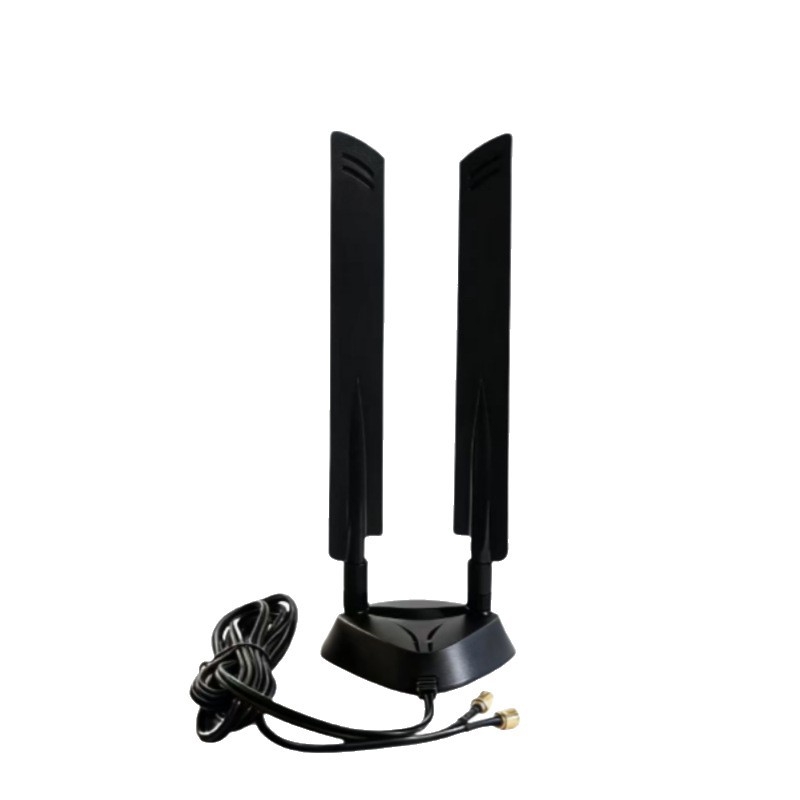 Antena omnidirecțională pentru router, 12 dBi, exterior, tri-band 2,4/5,8/6 GHz, Bluetooth