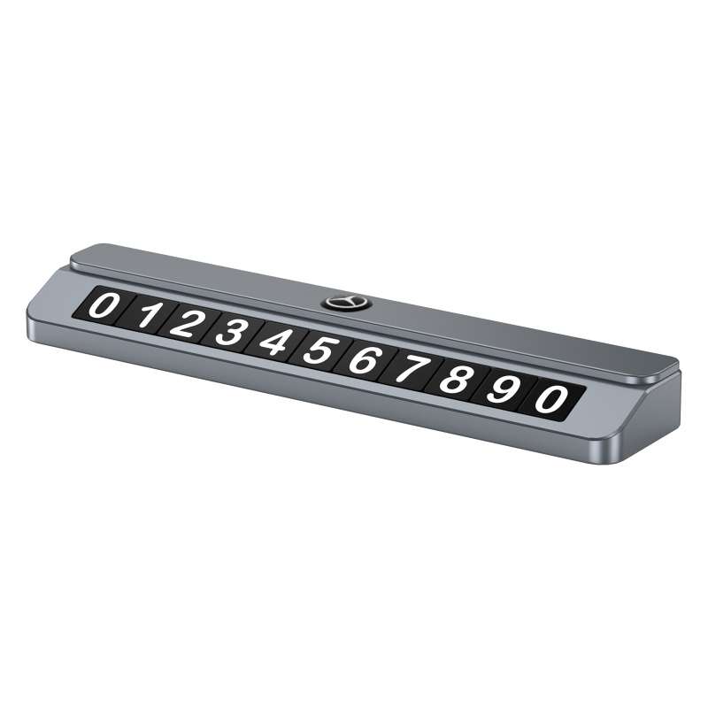 Скрит знак за паркиране (TC109) – метал, печат на лого, персонализируем, лицензирана частна марка